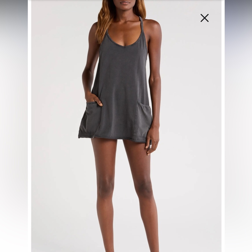 FP Movement by Free People Gray mini dress romper